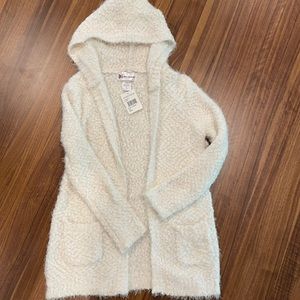 Nordstrom’s cardigan with hood. Girls Large.